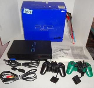 【箱付き】PlayStation2本体&コントローラー2個&カメラ付き PlayStation2 - 【箱付き】プレステ2 取説、ソフト付き（動作