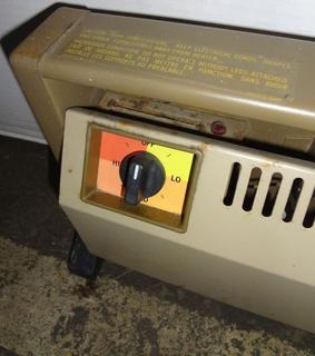 Intertherm Soft Heat II 120V Plug in Electric Baseboard Heater Model NO.  NPT 750-12, 750 Watts, 6.3 Amp, Tested and Working, Some Surface Rust,  Otherwise Good Condition, 40L x 9H Auction | 1BID