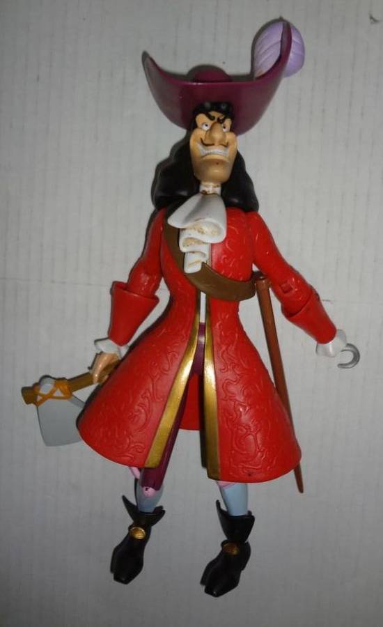 Disney Peter Pan Captain Hook Disney Masters of Malice Doll 12H