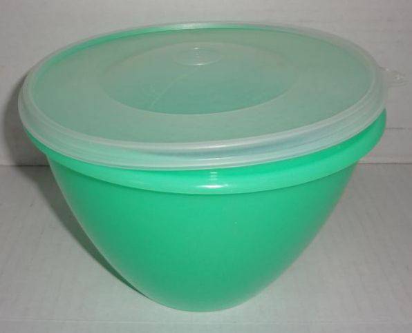 Vintage Green Tupperware Bowl 