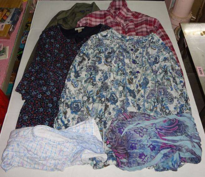Six Women's Size 2X Clothing, Basic Editions, Cabin Creek, CJ Banks, One  World, ALN and Unbranded, Good to Great Condition Auction