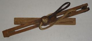 Vintage *The Star* Wood and Cast Iron Carpet Stretcher Tool