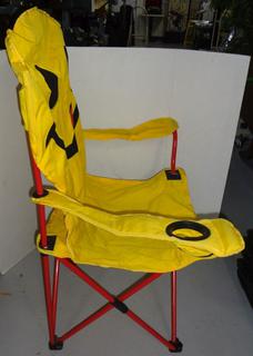 Joe Boxer Yellow Adult Camping Chair Hardly Used in Very Good Condition Auction 1BID