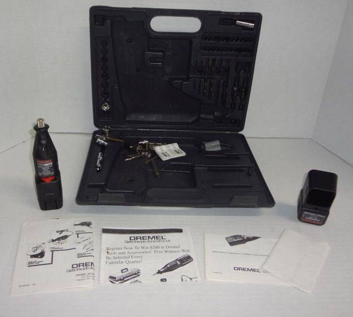 Mastercraft Mini Mite 750 Dremel Kit Lots of Different Bits