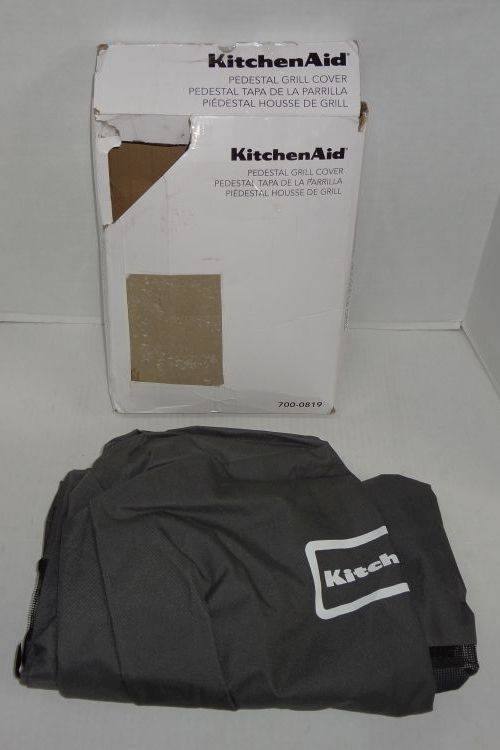 KitchenAid 28 in. Grill Cover, Gray