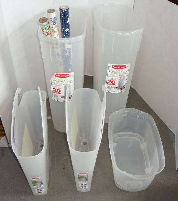 Sold at Auction: RUBBERMAID Wrapping Paper Holder