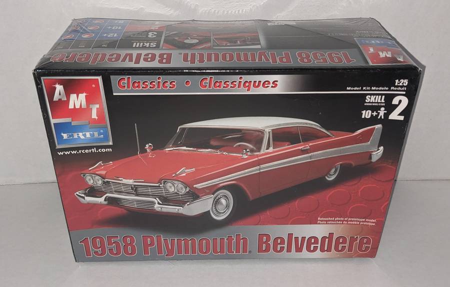 AMT Christine 1958 Plymouth Belvedere (Red) 1:25 Scale Model Kit