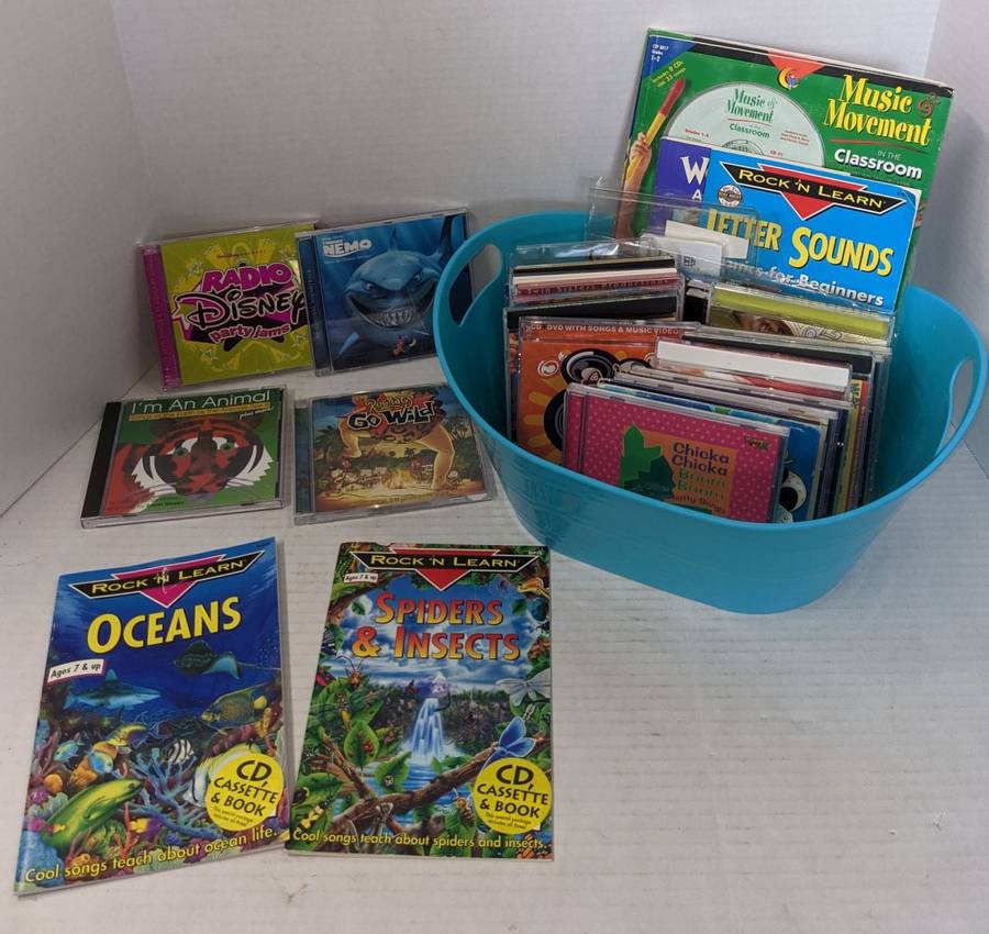 Kids Instructional & Enjoyment CDs, Music and Movement, Rock