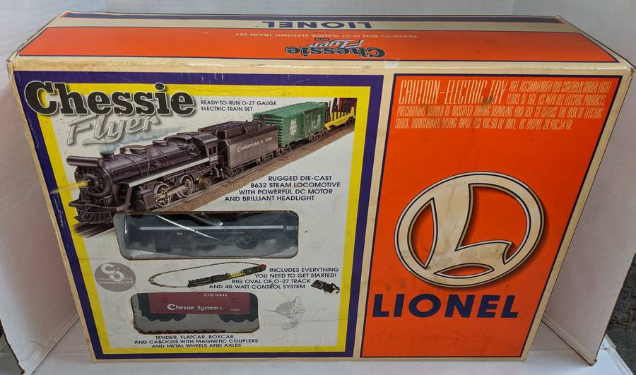 Lionel chessie store flyer train set