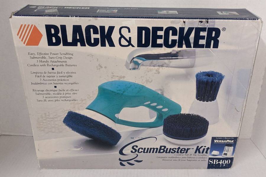 BLACK & DECKER Scum Buster Power Scrubber with Extension