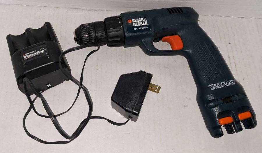 Black & Decker VersaPak 7.2v cordless drill