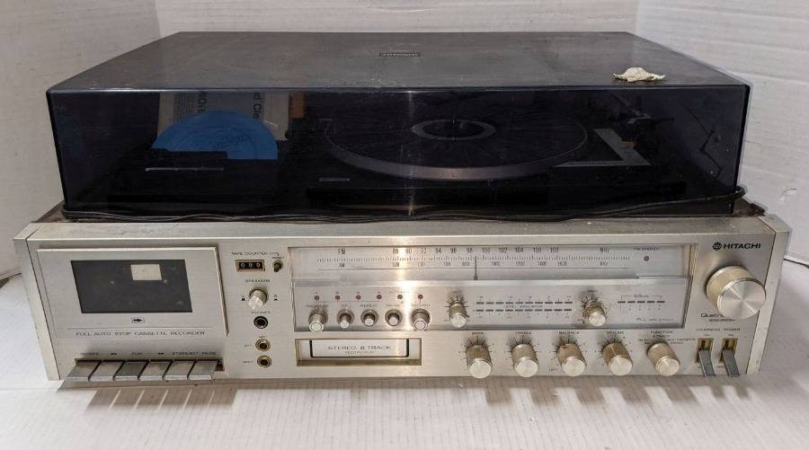 Vintage Hitachi Quatramode SDQ-9922H, Record, 8-Track, Cassette 