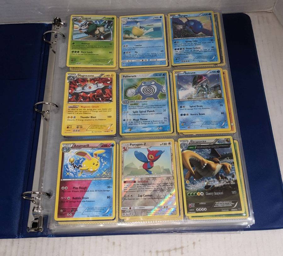mid era pokemon cards Binder of Over 125 Mid-Era Pokemon Cards, Contains Holos and Regular Cards,  Very Good Condition, Binder 10