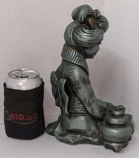 Vintage Universal Statuary Corp Chicago 1962 Asian Geisha Figure