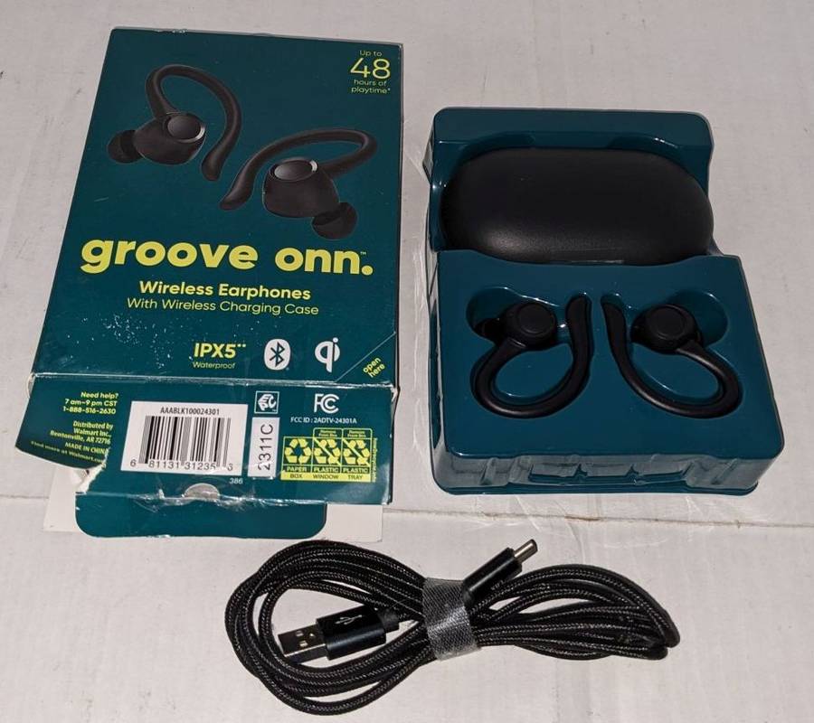 Groove onn discount wireless earphones waterproof