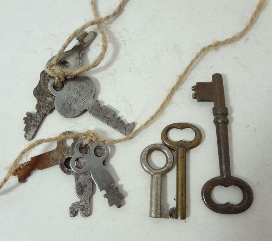 At Auction: Collection of antique keys