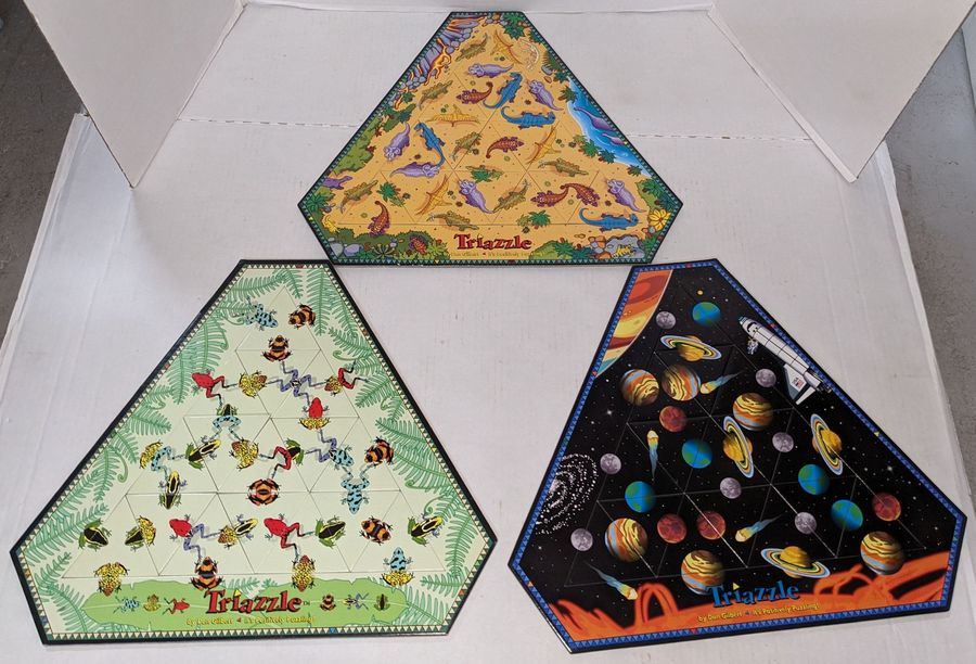 Set of 3 Triazzle Puzzles by Dan Gilbert, Like New Condition