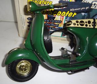 New In Box! Coca Cola (Coke) Miniature Motor Scooter, 1/6 Scale