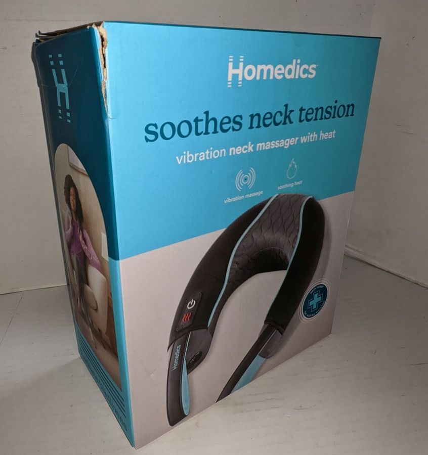 Homedics Vibration Neck Massager with Soothing Heat for sale online