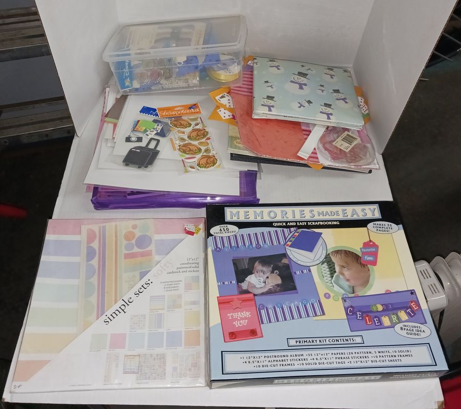 scrapbooking supplies lot NEW