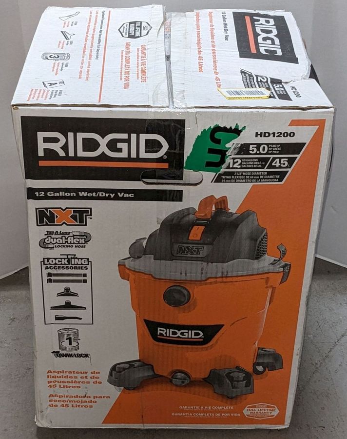 Rigid Shop Vac 5HP/12 Gallon