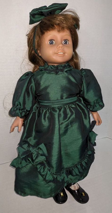 Liberty Lancing Doll, Natalie, Green Taffeta Dress With Accessories  Including Book, Made 1996, Hair Still Silky, 18"T Auction | 1BID