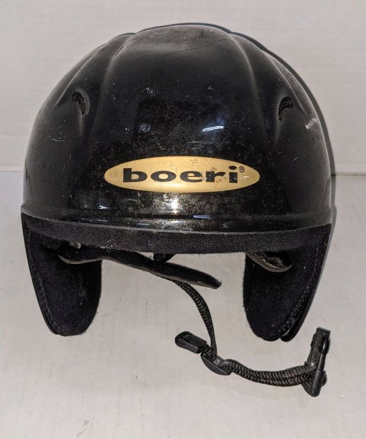 boeri motorcycle helmet Used Black/Blue Youth Ski ELEVATESPORTING Used Boeri Snowsport Helmet Youth
