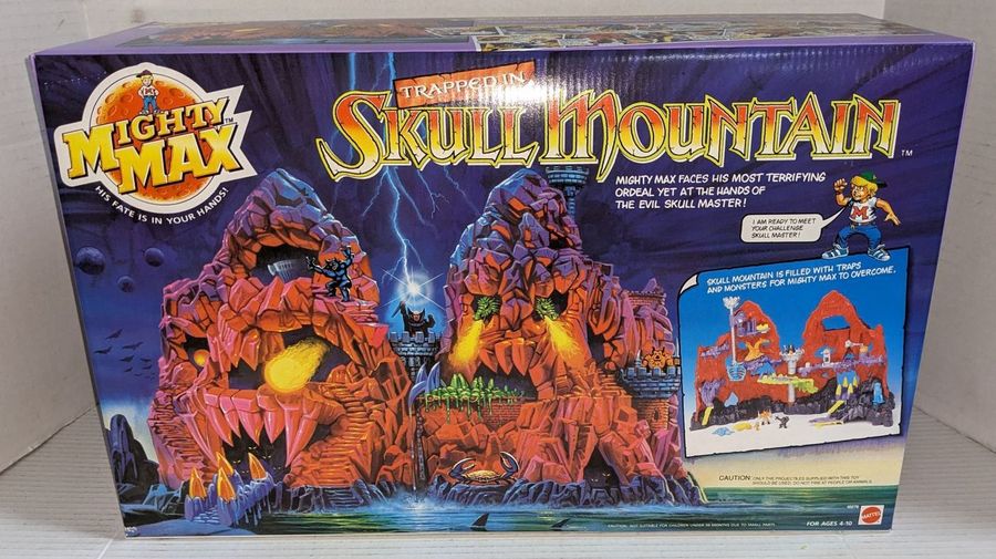 Mighty Max Trapped in Skull Mountain Playset, Filled With Traps