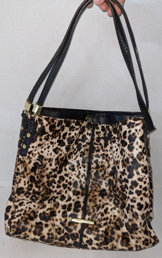 Anne klein leopard online purse