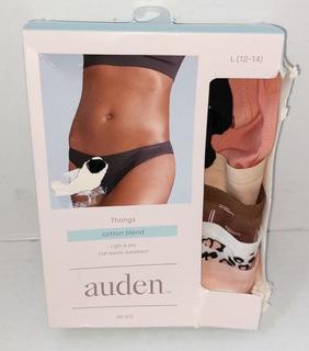 Auden Women's Variety 2 Pack Cheeky Underwear Size Large 12-14