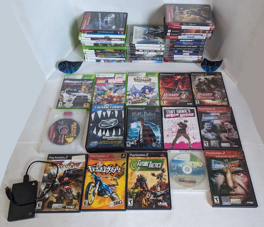 120+ Bulk video game lot PS3 & 4 Xbox 360 and hot xbox one and wii