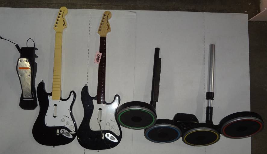 RESERVED PlayStation Drum Set factory and Guitar Hero