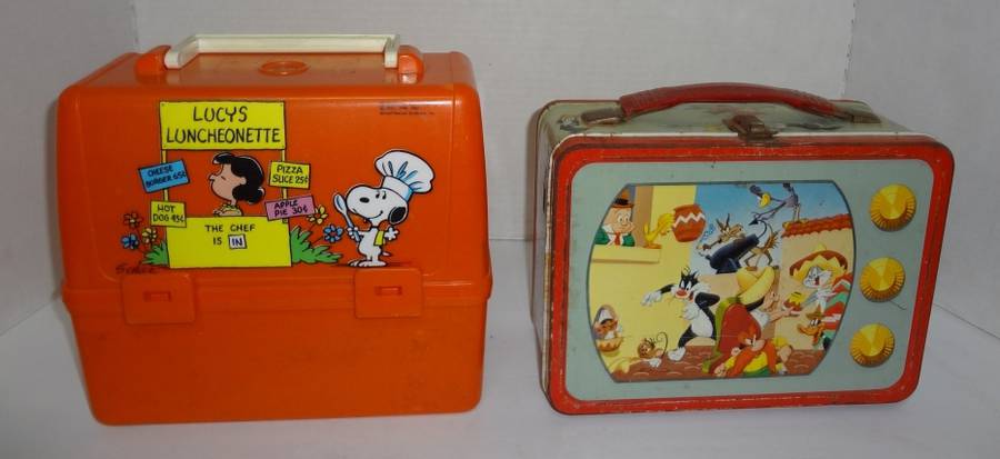 Vintage Dome Lunch Box - Lunch With Snoopy