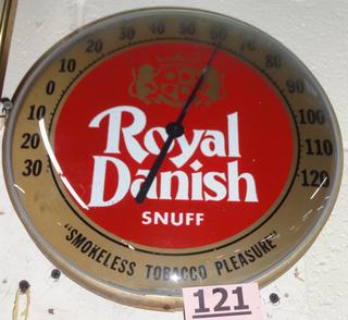 royal danish chewing tobacco Vintage Royal Danish Snuff Tobacco Thermometer, All Original, Measures 12  1/2