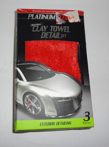 Clay Towel Car Detailing Set, One Clay Towel, Replaces 160g Bar