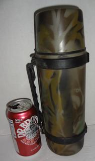 Ducks Unlimited Camo Insulated Thermos With Cup, New Unused, 12H Auction
