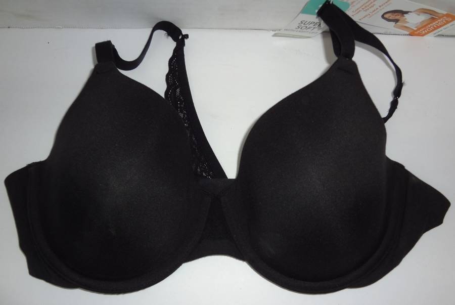 New With Tags Size 38B Bra Simply Perfect By Warners Underwire With Lift  Black Auction