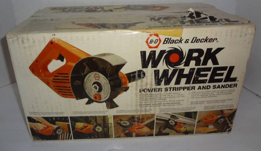 New Old Stock, Black & Decker Work Wheel In Box, 14 1/2