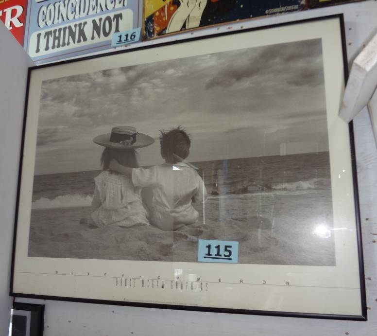 Betsy Cameron Bruce McGaw Graphics Print, Two Children on Beach