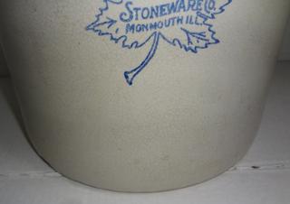 Vintage Western Cally Lily 2 Gallon Stoneware Crock Farmhouse Kitchen  Western Monmouth Illinois Crock Farmhouse Decor 