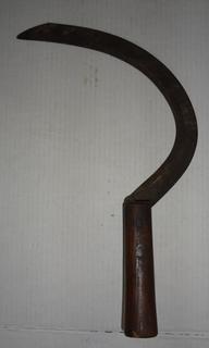 tobacco scythe Early Homemade Corn / Cutter ~ Primitive Farm Tool flowing forms Vintage Corn Knife Tobacco Scythe