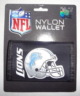 NFL Detroit Lions Nylon Trifold Wallet