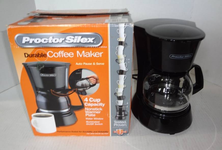 Proctor silex 4 cup coffee outlet maker