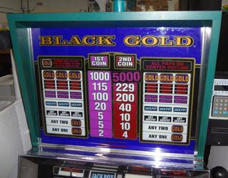 Bally black discount gold slot machine