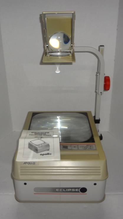 Apollo ECLIPSE OHP オーバーヘッドプロジェクター 点灯確認済み Apollo Eclipse Overhead Projector With Extra Lamp Light, Tested