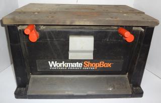 Workmate Shopbox Black Decker Portable Project Center Top Rolls