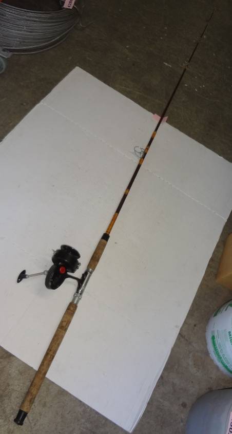 Vintage Collectible Spinning Combo Fishing, Unknown Vintage Spinning Rod,  90L, Needs Some Eye Work, Cork Stainless Fiberglass Vintage Garcia  Mitchell 303 Saltwater, Made in France, Complete, Works, Bail Return Needs  Repair, 88L