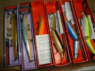 12) Rapala Finland Rebel USA Fishing Lures, Tackle Almost All in