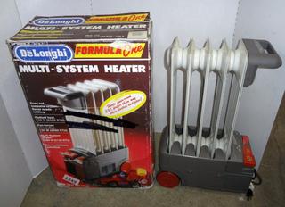 DeLonghi Formula One Multi System Radiator Heater, Model F1U, 750
