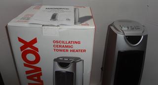 New in Box, Magnavox Oscillating Ceramic Tower Heater, Adjustable  Thermostat, Auto Overheat Protection, Safety Tip-Over Switch, Three  Settings, Used Once, Works Great Auction | 1BID